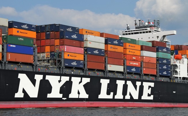 海上コンテナ セット MOL、NYK LOGISTICS、K LINE NYK, MOL and K Line