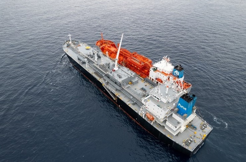 Ammonia STS off Ceuta, performed by Trafigura 