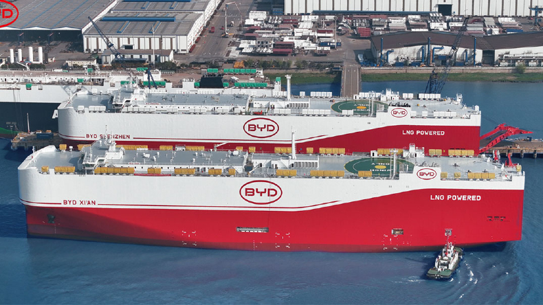 BYD Xi'An vehicle carrier 