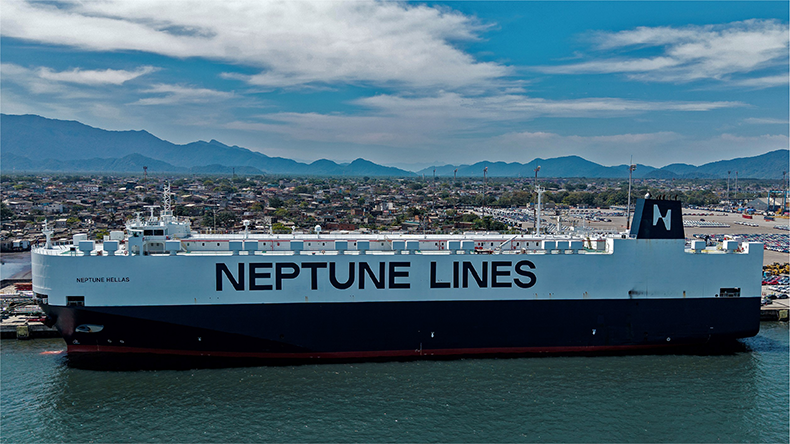 Neptune Hellas at the Santos TEV terminal in Brazil