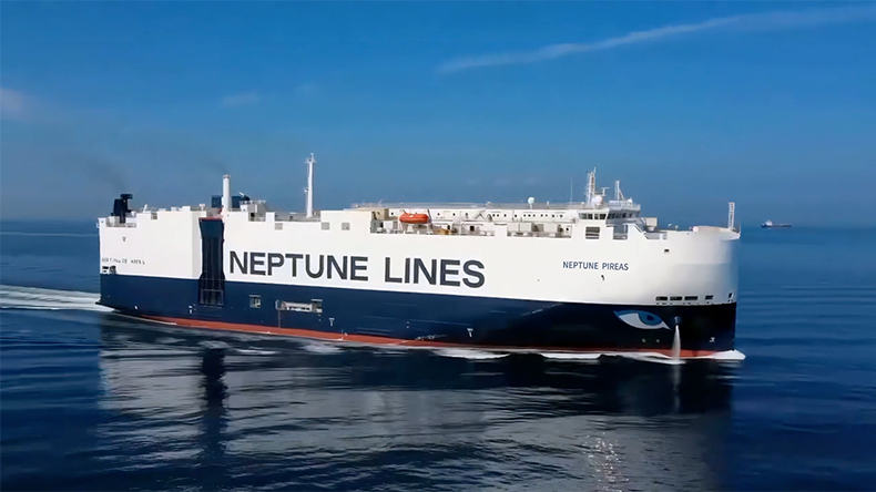 Recently delivered PCTC 'Neptune Pireas': the series has now been extended to at least six vessels