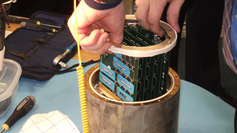 Voyage Data Recorder capsule opened