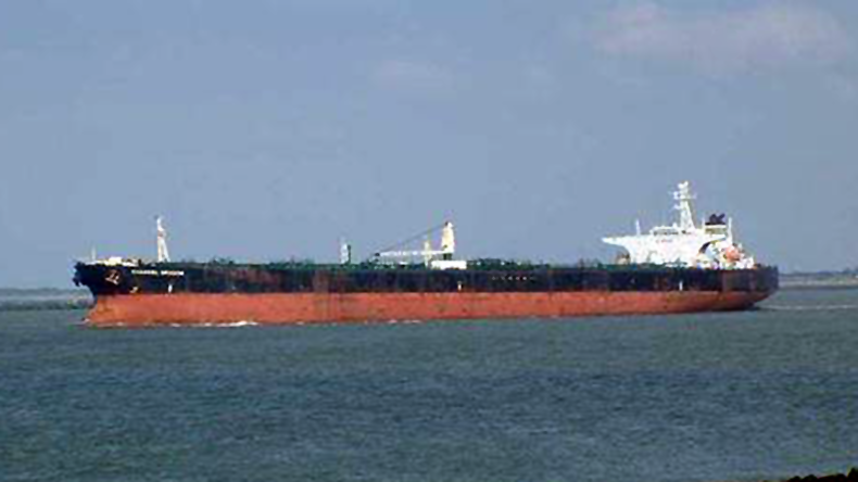 Floating storage tanker Federal II at sea