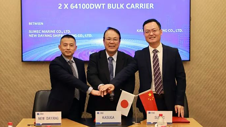 Sumec signing first order in Japanese market with Kasuga Shipping