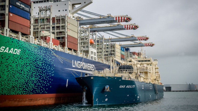 Total Gas Agility LNG Bunkering Rotterdam