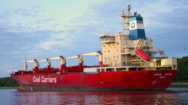 May 2020: The reefer Jörgen Reefer at Kiel Canal. Built 1991 by Danyard A/S at Frederikshavn, 480 teu, IMO 9007489, Flag Bahamas. As of July 2020, Lloyd’s List Intelligence gives beneficial owner as Kollakis Group, commercial operator and technical manager both Chartworld Shipping Corporation, with the registered owner Janus Shipping Corporation and third-party operator Cool Carriers AB