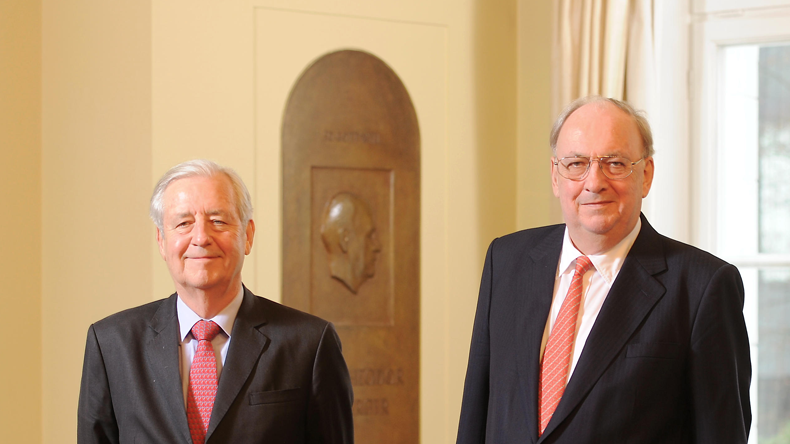 Heinrich von Rantzau (left) and his brother Dr Eberhart von Rantzau, of the John T Essberger group of companies.