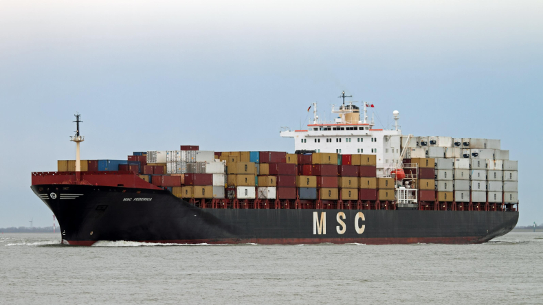 MSC former Maersk M-class containership    