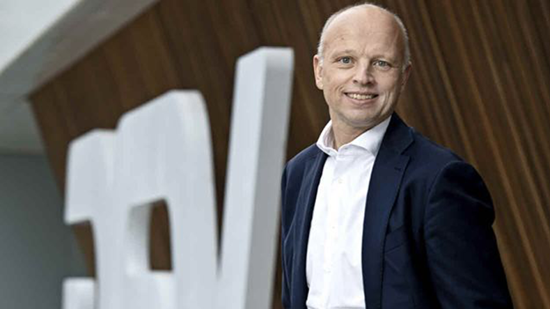 DSV head Jens Lund at office