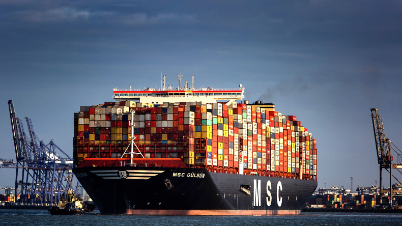 MSC Gulsun in Felixtowe