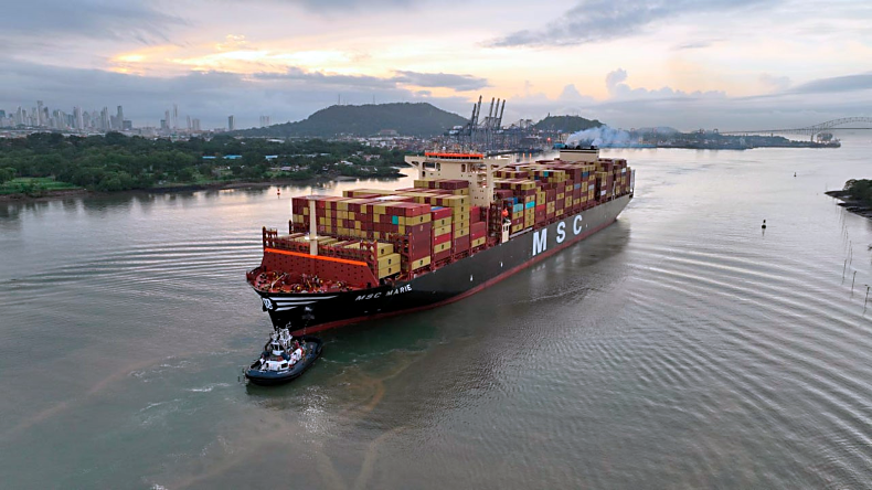 MSC Marie at Panama Canal