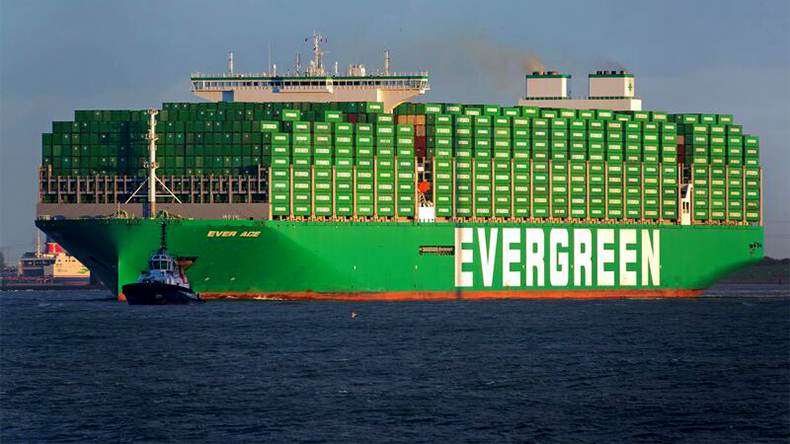 Containership Ever Ace at Rotterdam. 23,000 teu. IMO 9893890