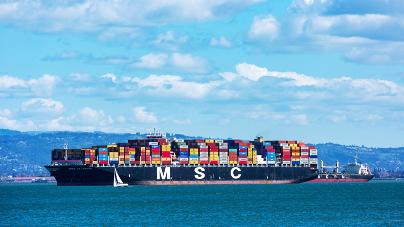 MSC Laurence calling in Oakland