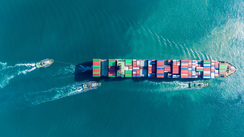 new box ship aerial by adobe