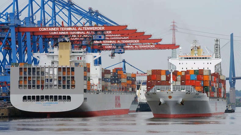 Orient Overseas (International) Ltd OOCL vessels in port