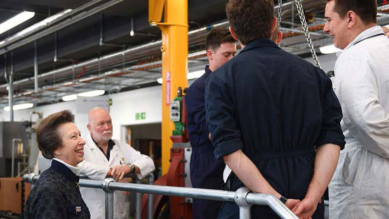 The Princess Royal at Warsash School of Maritime Science and Engineering