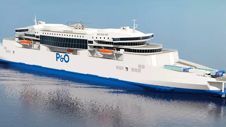 PO newbuilding design credit P&O Ferries