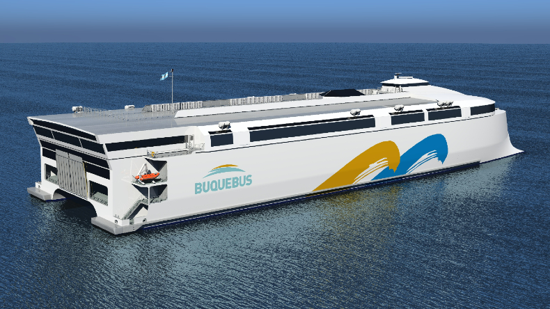 Incat 130m battery electric ship 