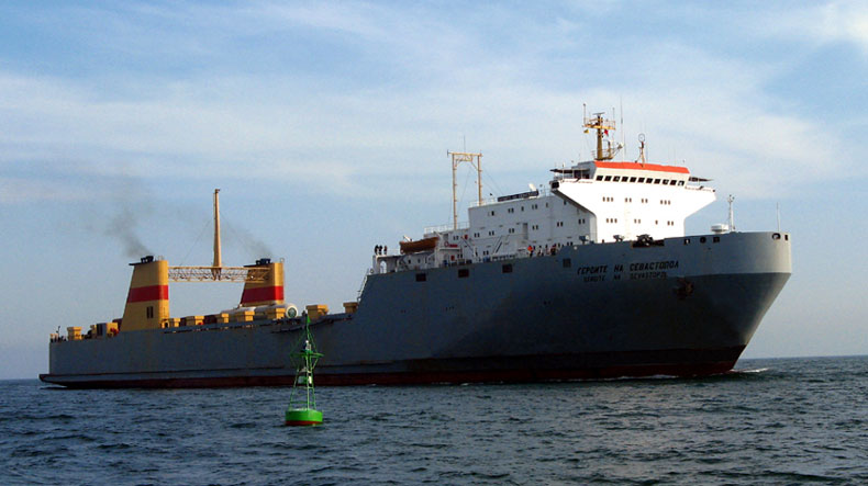 The ro-ro vessel Geroite Na Sevastopol 