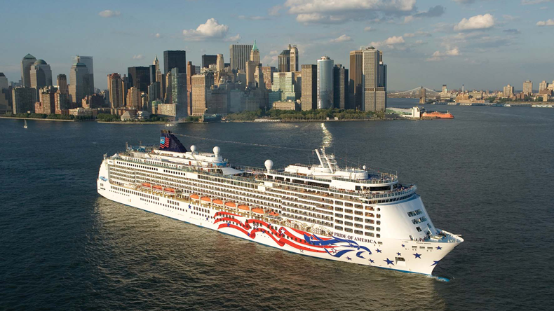 Norwegian Cruise Line vessel Pride of America at New York