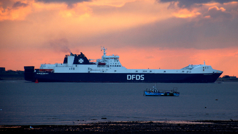 DFDS roro freighter