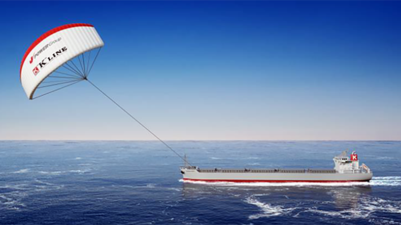 Seawing automated kite system installed on bulk ship Corona Citrus