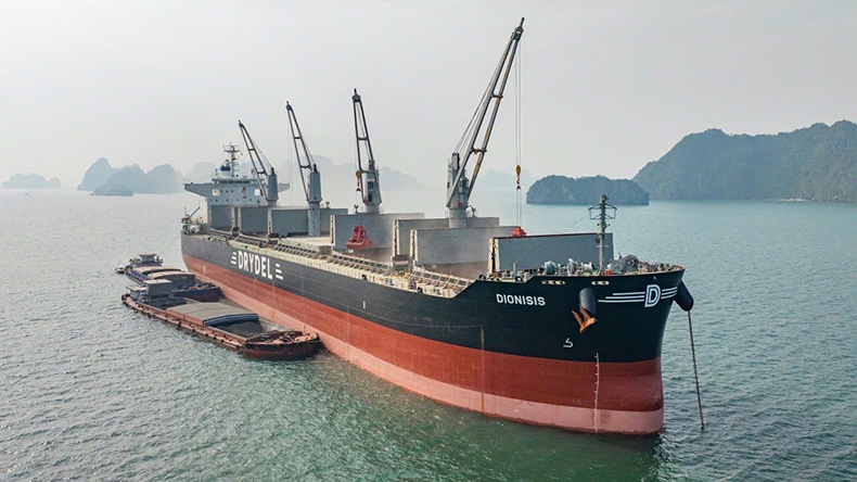 DryDel bulker Dionisis at anchorage in Vietnam