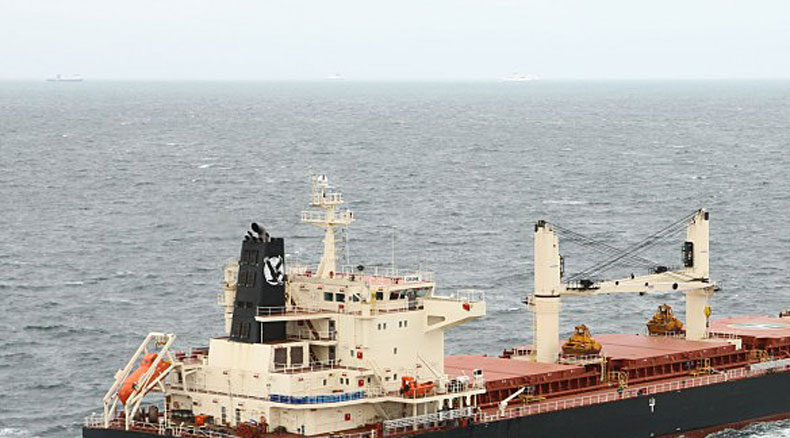 Eagle Bulk logo on funnel
