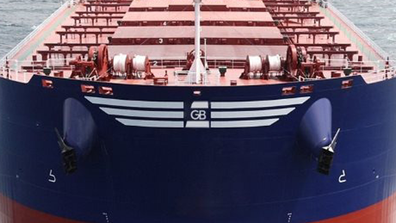 Goodbulk logo on prow