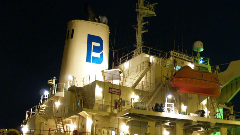 Pacific Basin vessel funnel