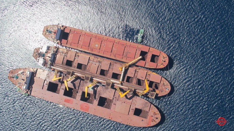 April 2013: Subic Bay iron ore transhipment. Three Vale-owned bulk carriers - Ore Pantanal, Ore Fabrica and Vale Brasil. Ore Pantanal: Flag: Singapore. DWT: 179,385. IMO 9569774. Year of build: 2010. Ore Fabrica: IMO: 9046019. Flag: Liberia. DWt: 284,480. Built: 1993. Vale Brasil: Valemax, very large ore carrier (VLOC). Flag: Singapore. DWT: 402,347. IMO: 9488918. Year of build: 2011