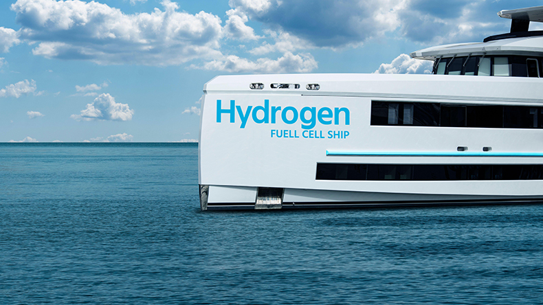 Hydrogen fuel cell concept vessel