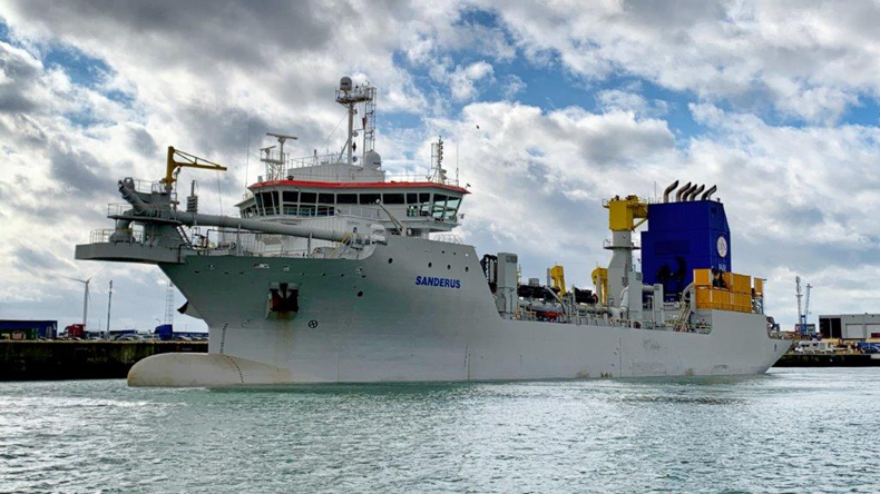 Sanderus, a trailing suction hopper dredger operated by Belgium’s Jan De Nul Group that has the new ULEV (ultra-low emission vessels) notation by Bureau Veritas.