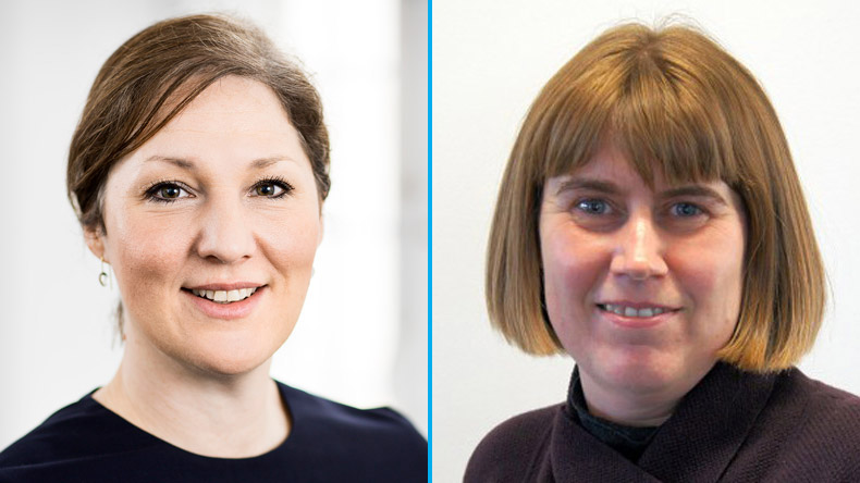 Johannah Christensen, left, and Katharine Palmer