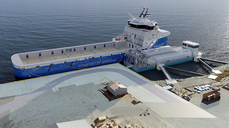 Azane ammonia bunkering
