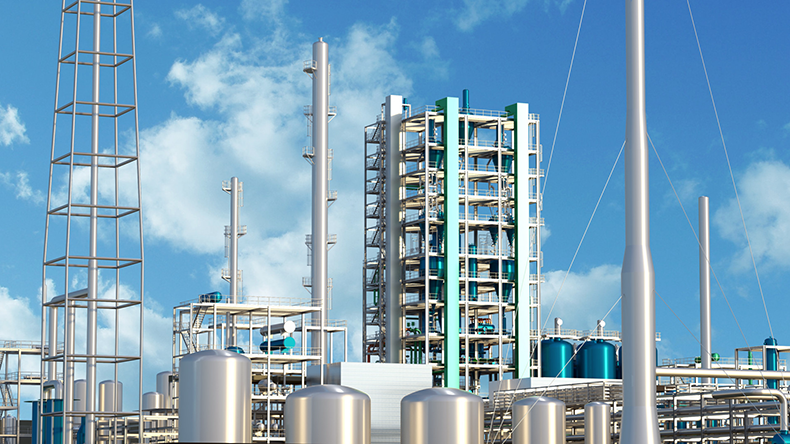 Gidara Energy 3D render of Amsterdam biomethanol plant