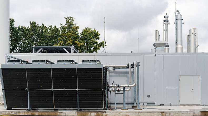 Bio-LNG (Biomethane) production plant. Turning organic waste into renewable alternative gas