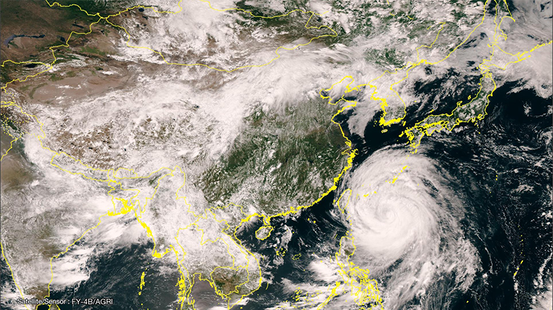 Typhoon Bavi is expected to make landfall in Taiwan eastern China on July 11, 2026