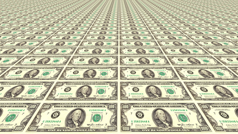 US dollars. Picture Denis Spacov / Alamy Stock Photo