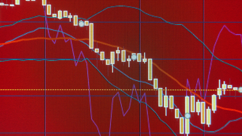 stock market red new version