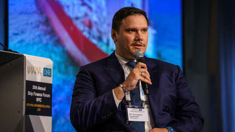 Evangelos Katsikiotis Webster bank credit Marine Money David Butler II