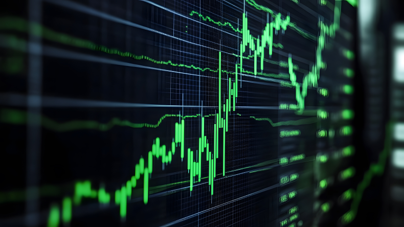 generic green stock chart by adobe