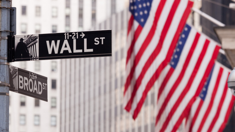 generic wall street sign by adobe