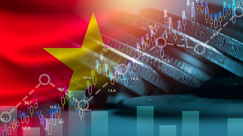 Vietnam trade growth concept