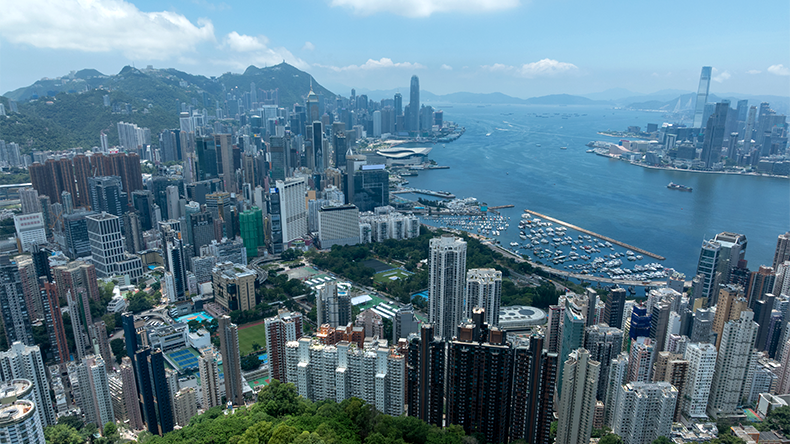 Landscape in Hong Kong, China