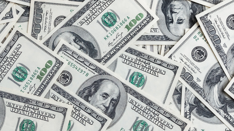 hundred dollar bills by adobe