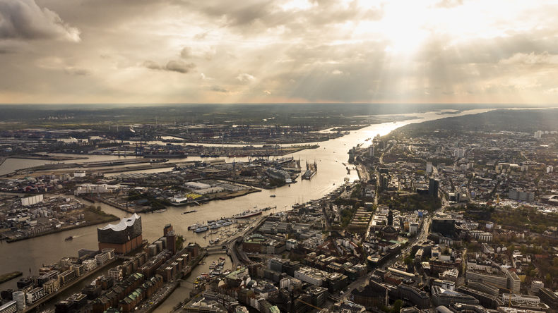 Hamburg cityscape