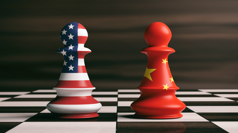 China US chess pieces by adobe