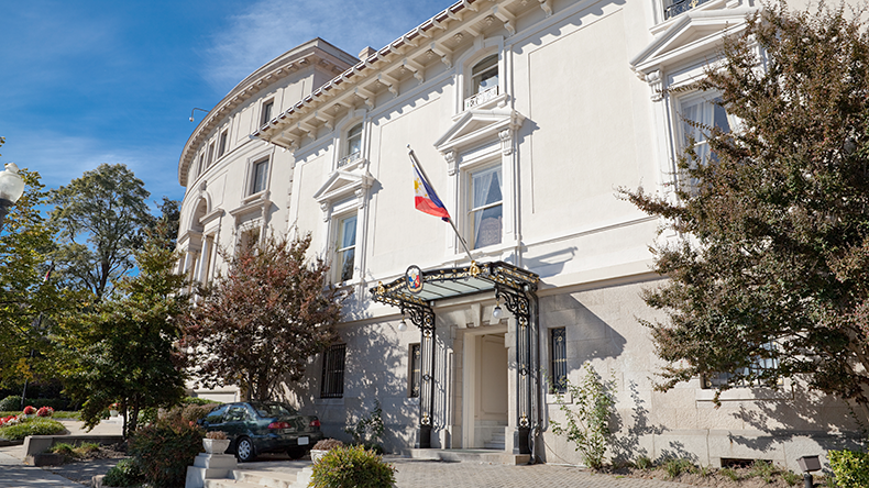 Philippines Embassy Washington DC Italianate Renaissance Style