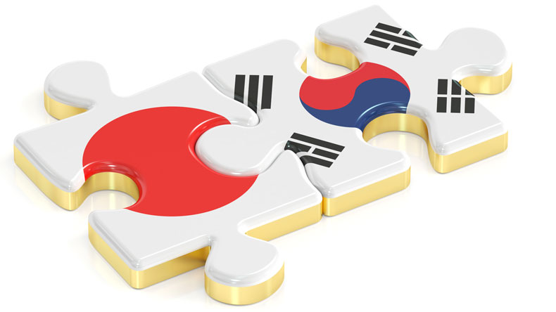 Japan and South Korea unity